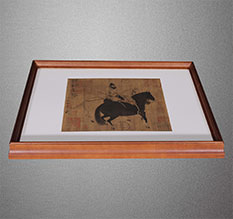 红河书画装裱配框服务案例